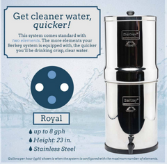 Royal Berkey - 12 Liters system.