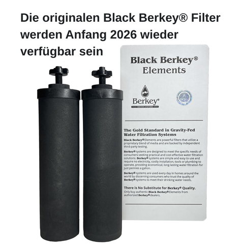Black Berkey Filter set
