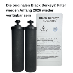 Black Berkey Filter set